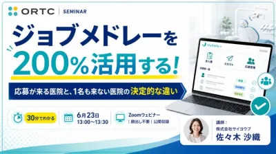 ジョブメドレーを200%活用する！応募が来る医院と…