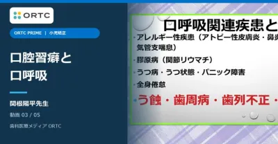 小児矯正|口腔習癖・口呼吸と成長発育